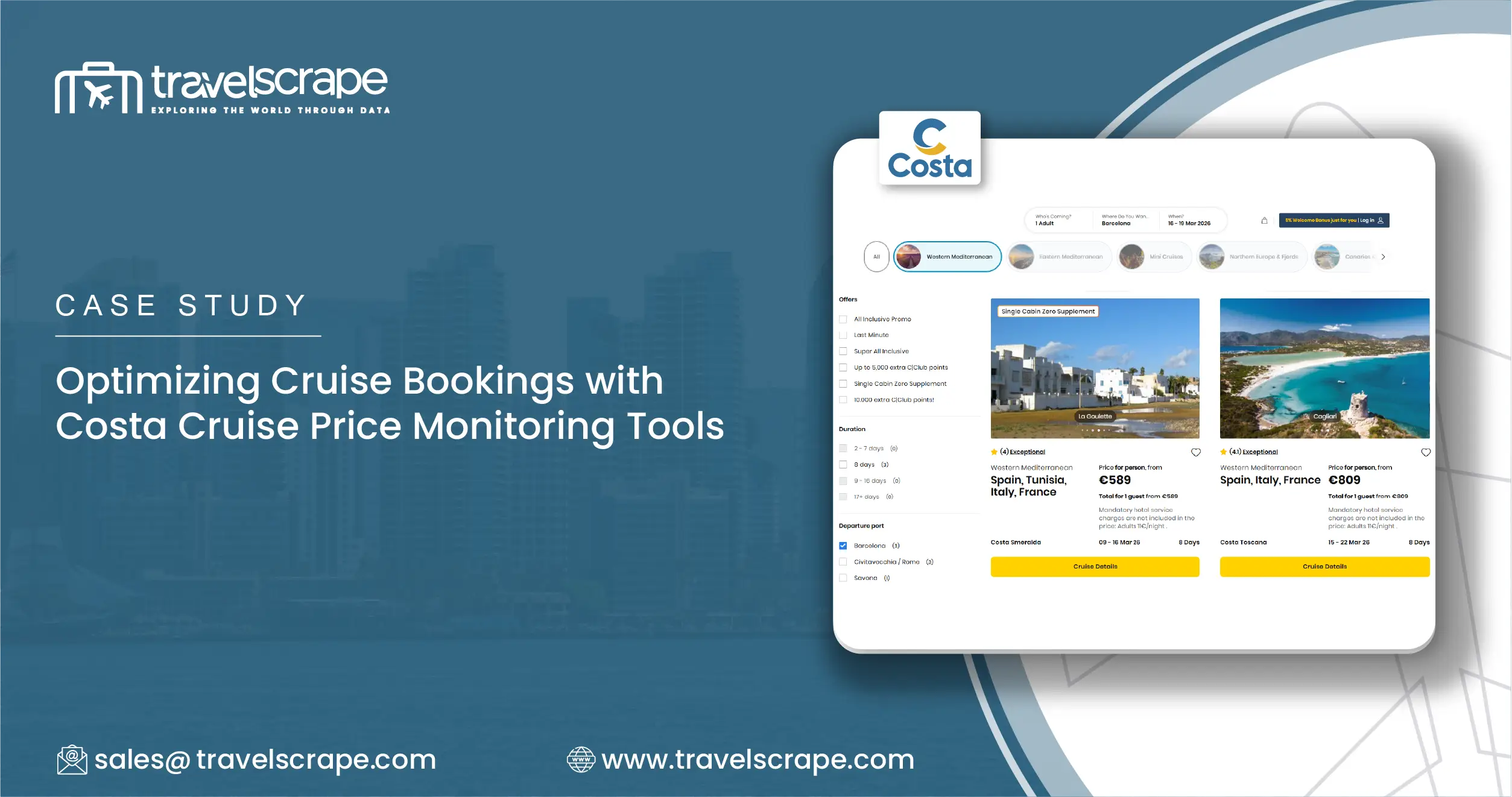 Optimizing Cruise Bookings with Costa Cruise Price Monitoring